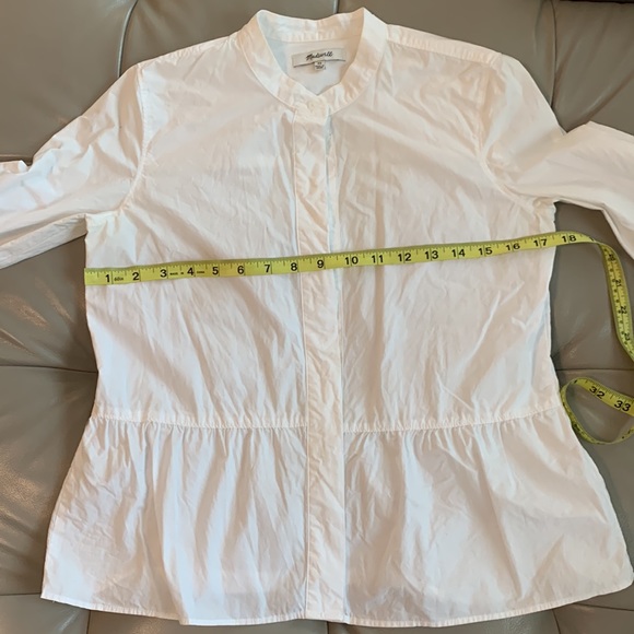 Madewell Lakeside Peplum Shirt - Picture 5 of 11